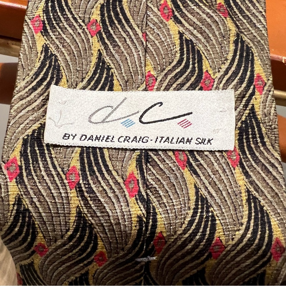 Daniel Craig 100% Italian Silk Tie
